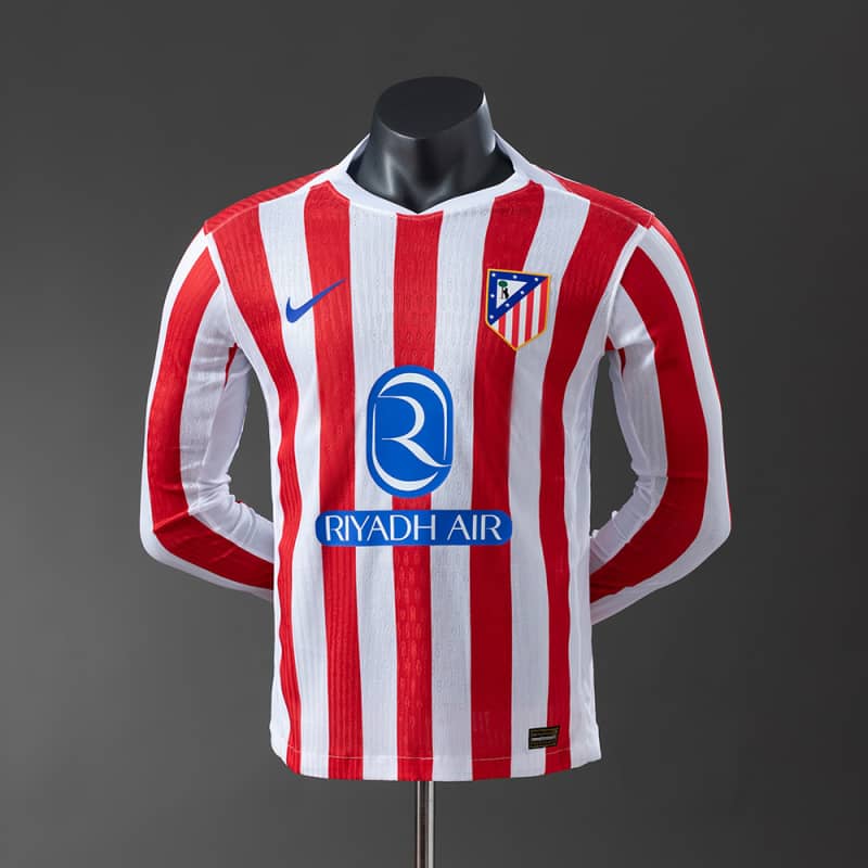 Atletico Madrid 25 26 Player Long Sleeve Home
