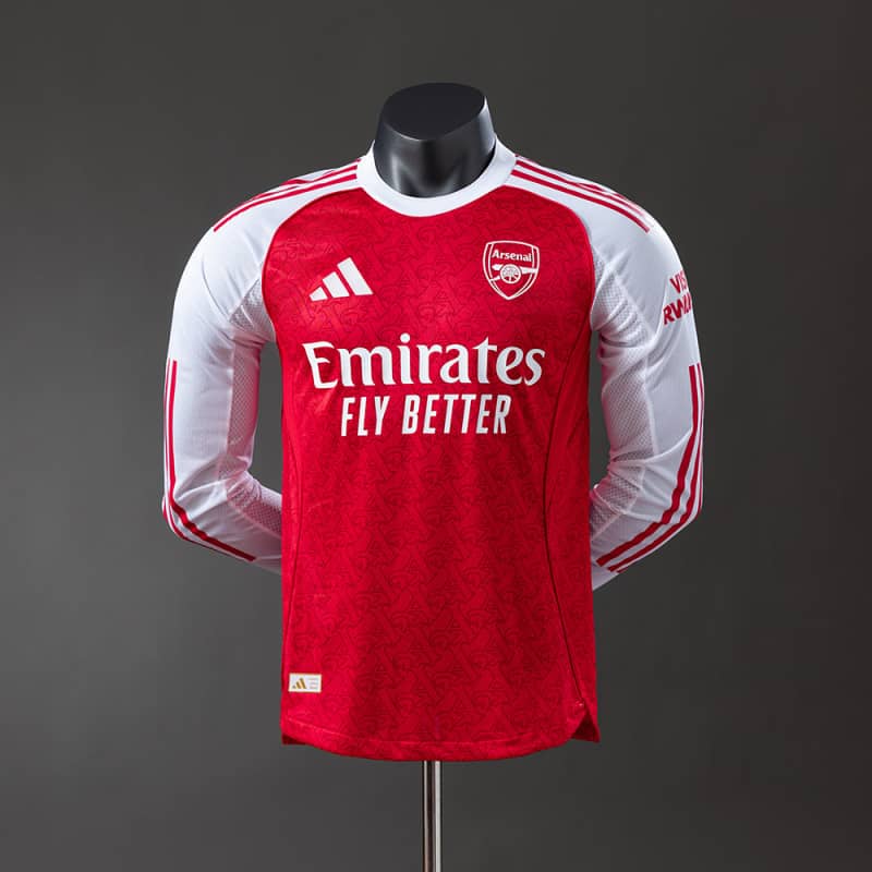 Arsenal 25 26 Home Long Sleeve Player Version