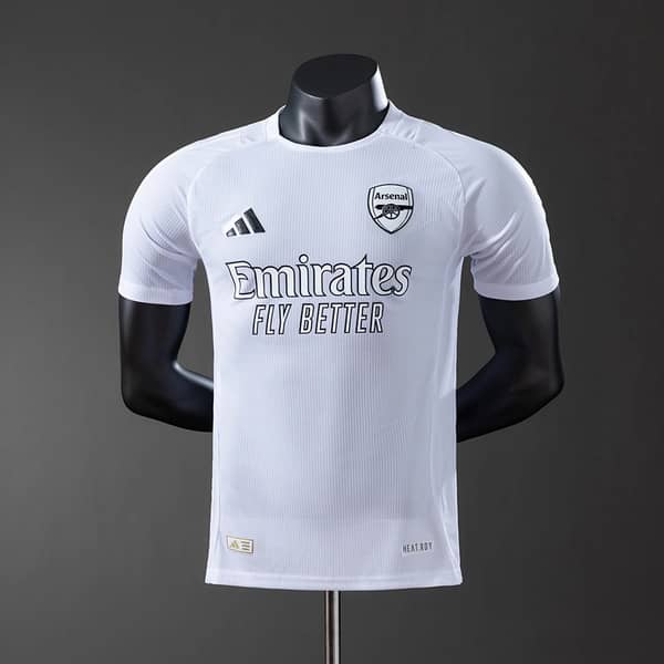 Arsenal 2025/26 White Player Jersey